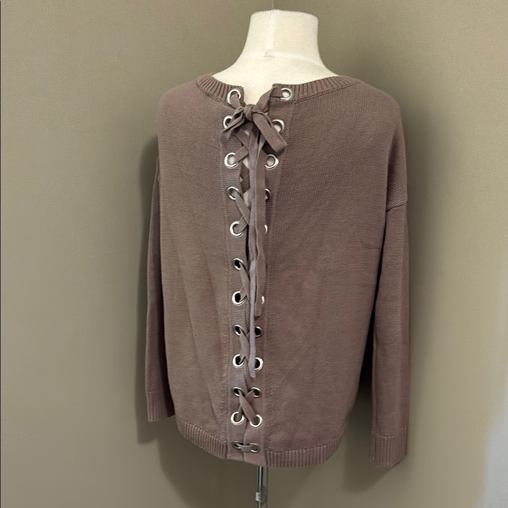 Express Sweater Lace Up Rear Size XSmall - Picture 2 of 3